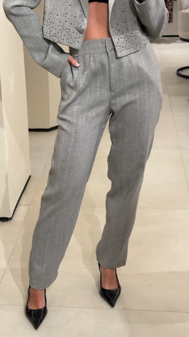 Conjunto Alfaiataria com Strass