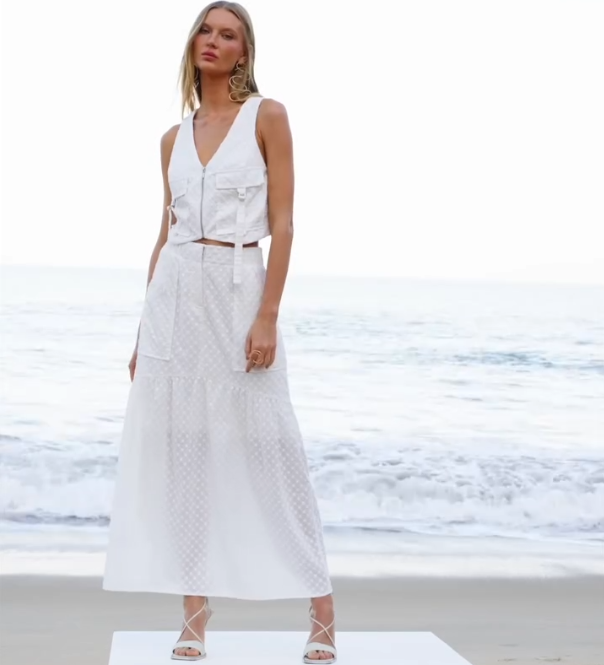 Look Fresh – Conjunto Texturizado Branco