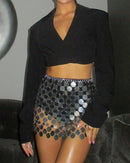 Saia Vazada Brilho Carnaval - Folia