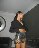 Saia Vazada Brilho Carnaval - Folia