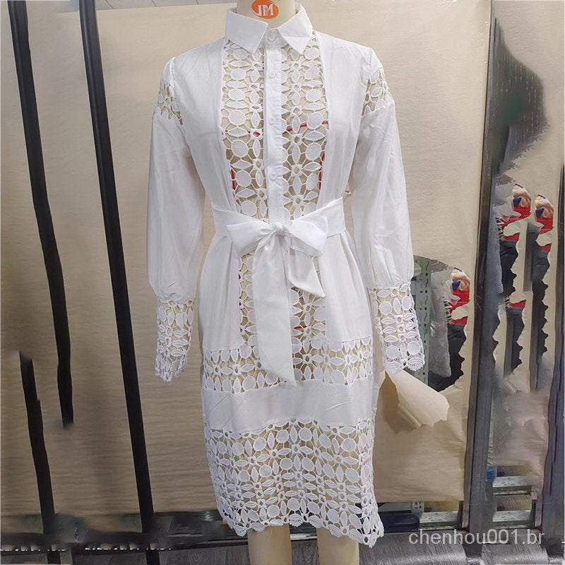Vestido Curto Broderie White