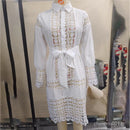 Vestido Curto Broderie White