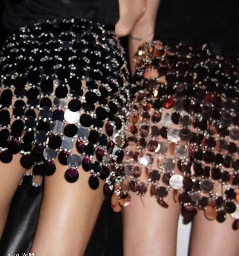 Saia Vazada Brilho Carnaval - Folia