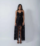 Tunica Laise Algodão Preta