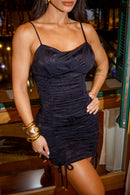 VESTIDO CURTO ACETINADO BRUNA