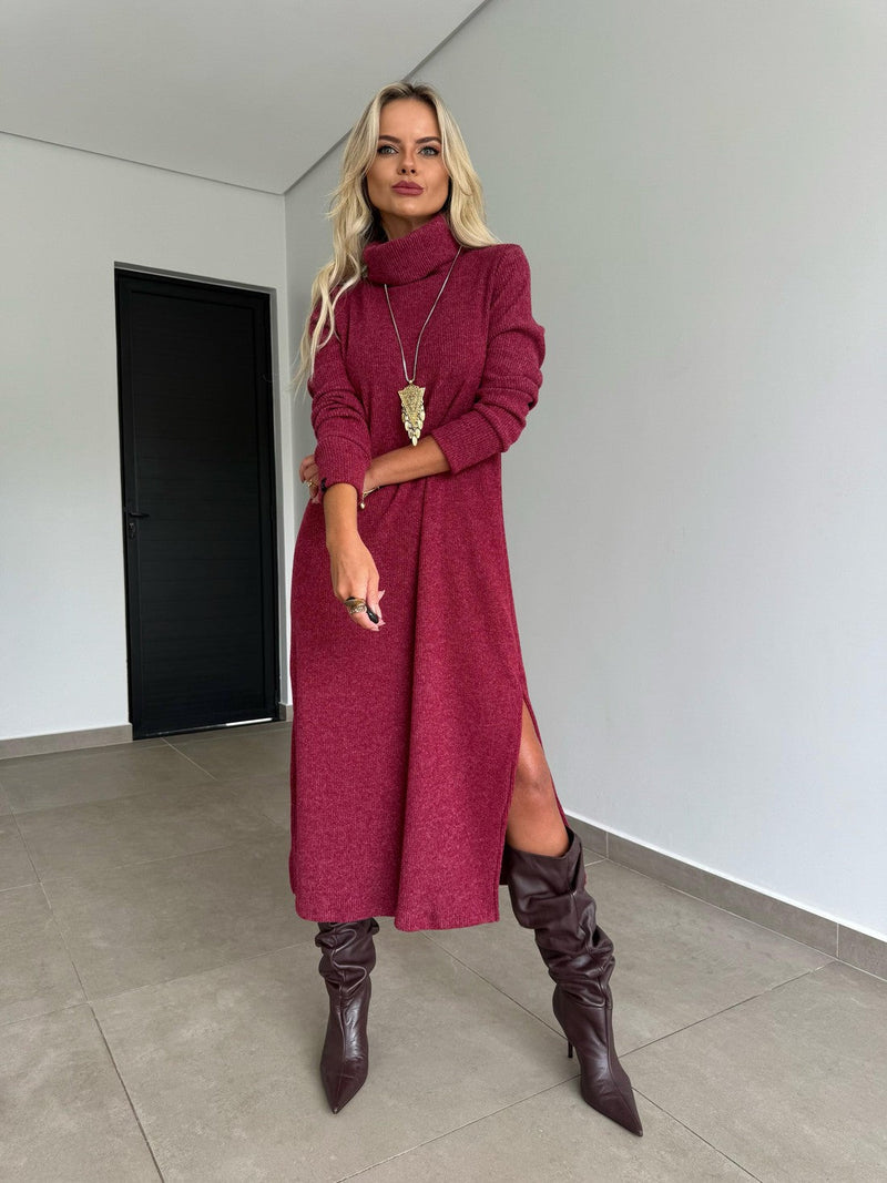 Vestido Midi Tricot Brand