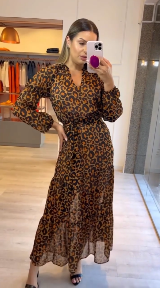 Vestido Helena Animal Print