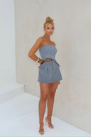 Short Saia Alfaiataria e Cinto